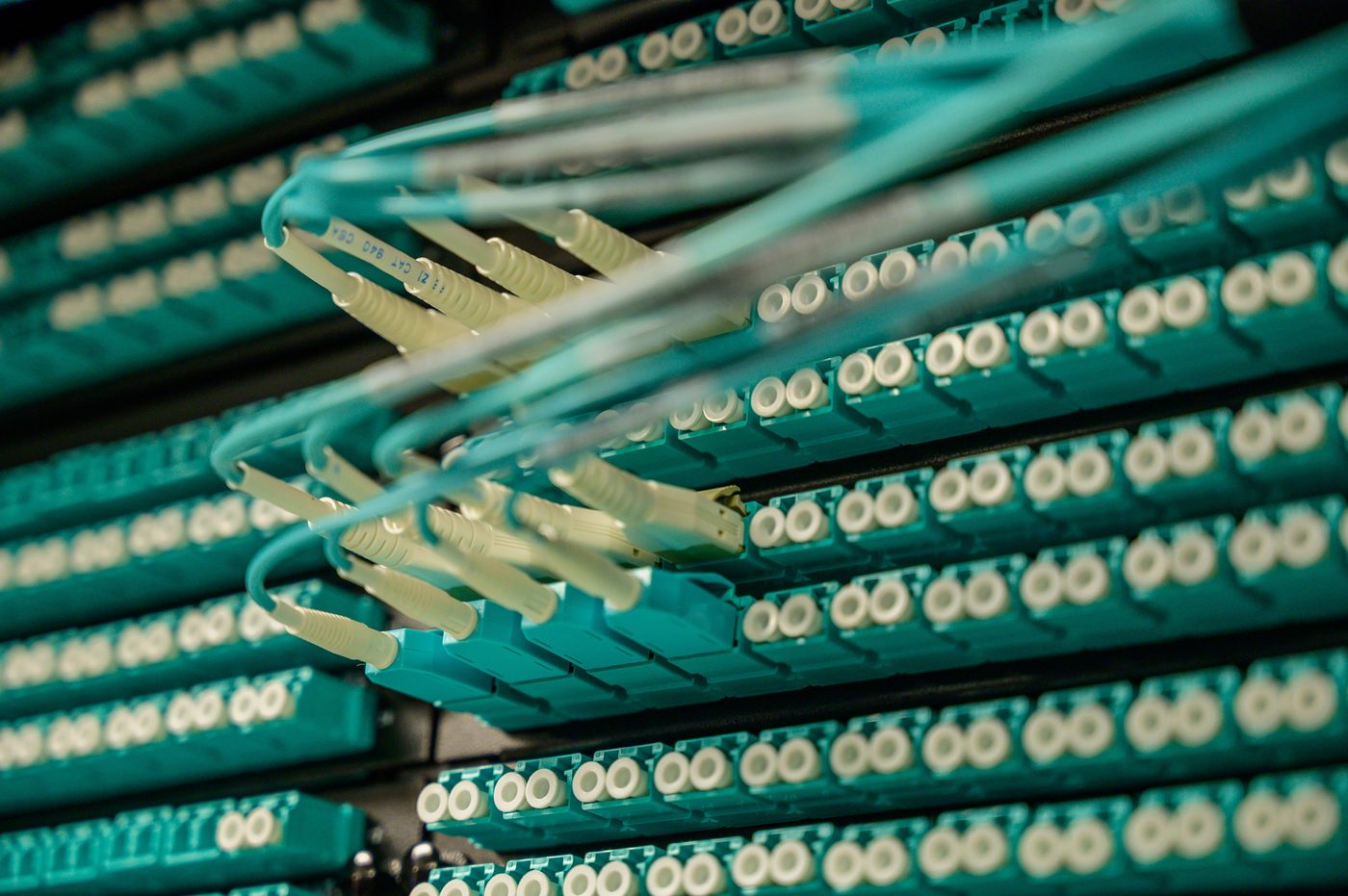 Fiber optic patching and connectivity in a commercial network environment